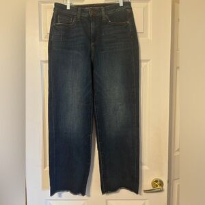 Chico’s High Rise Straight Leg Jean 10R (1.5R), NWOT, Indigo wash